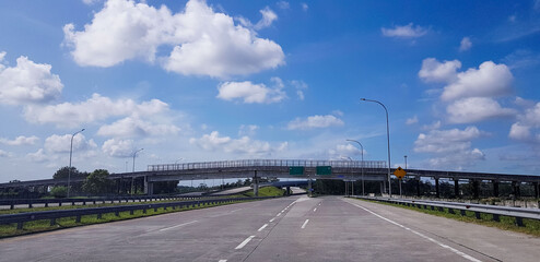 Indonesian toll road or highway, new government infrastructure project