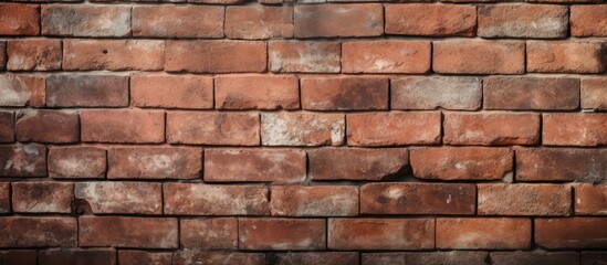 Obraz premium Red brick wall textures for background.
