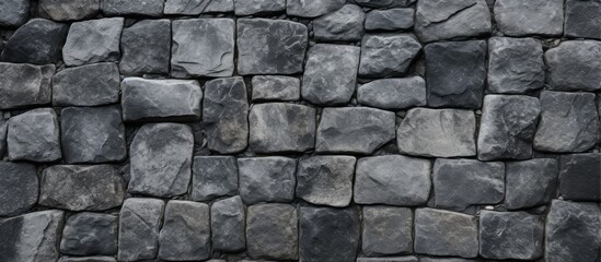 Texture of Grey Stone Flooring Material
