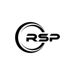 RSP Logo Design, Inspiration for a Unique Identity. Modern Elegance and Creative Design. Watermark Your Success with the Striking this Logo.