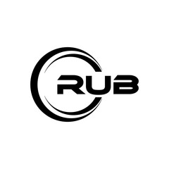 RUB Logo Design, Inspiration for a Unique Identity. Modern Elegance and Creative Design. Watermark Your Success with the Striking this Logo.