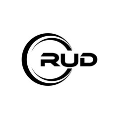 RUD Logo Design, Inspiration for a Unique Identity. Modern Elegance and Creative Design. Watermark Your Success with the Striking this Logo.