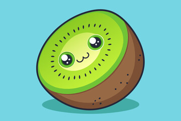 Fototapeta premium kiwi fruit background is