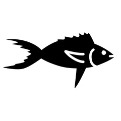 aquatic animal silhouette icon