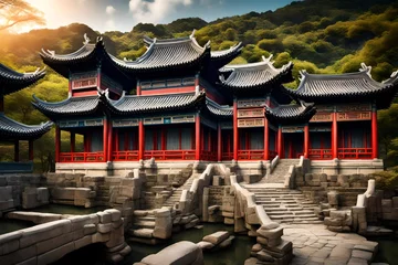Zelfklevend Fotobehang chinese temple © Maryam