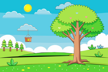 Obraz premium natures background is tree