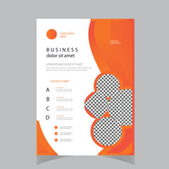 Creative Corporate & Business Flyer Brochure Template Design, abstract business flyer, vector template design. Brochure design, cover, annual report, poster, flyer
