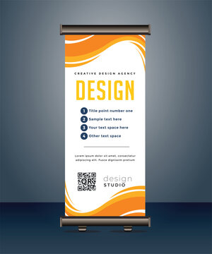 corporate business roll up banner standee pull up banner x banner template