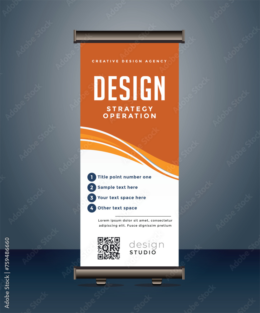 Wall mural corporate business roll up banner standee pull up banner x banner template