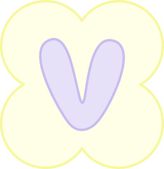 Flower Letter Alphabet