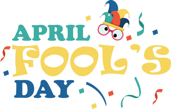 April Fool's Day Illustration With Decoration
