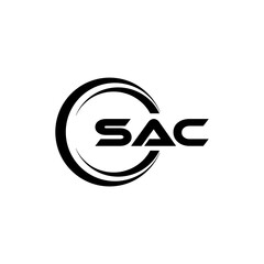 SAC Logo Design, Inspiration for a Unique Identity. Modern Elegance and Creative Design. Watermark Your Success with the Striking this Logo.