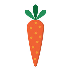 Easter Carrot Illustration
