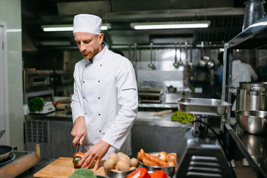 Cook in a professional kitchen