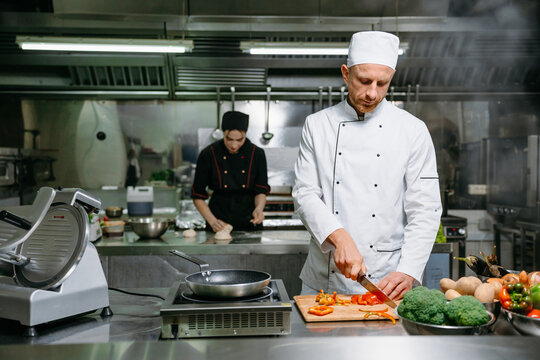Cook in a professional kitchen