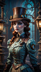 portrait of a woman in a hat