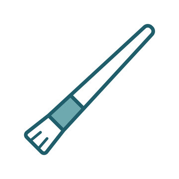 paint brush icon vector design template simple and clean