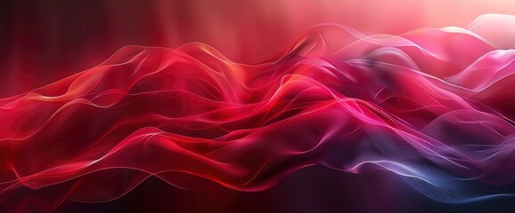 Obraz premium abstract red gradient fluid wave background , Background HD For Designer
