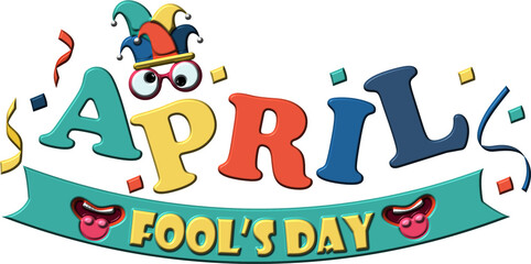 April Fool's Day Typography Texture Plastic