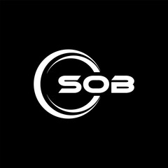SOB Logo Design, Inspiration for a Unique Identity. Modern Elegance and Creative Design. Watermark Your Success with the Striking this Logo.