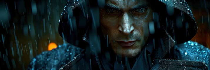 close portrait bald gray haired man, Background HD For Designer