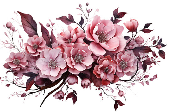 Floral Bouquet PNG Image Ai Generated