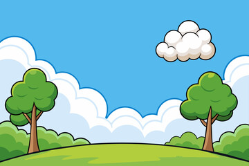 Fototapeta premium clouds sky background is tree