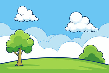Obraz premium clouds sky background is tree