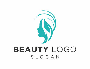 Logo design about Beauty on a white background. made using the CorelDraw application.