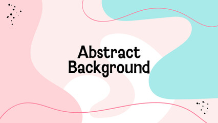 Abstract background with modern, playful, and feminine style design. 
