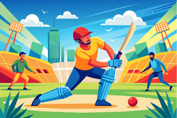 cricket sport background is