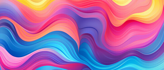 Seamless abstract psychedelic wavy background ..
