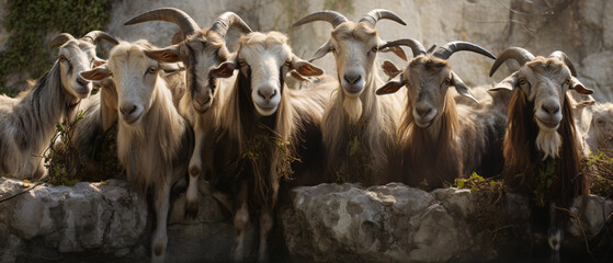 Sicilian Capre Girgentane Goats ..