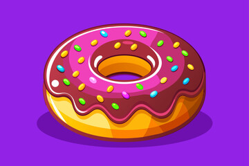 donut food background is