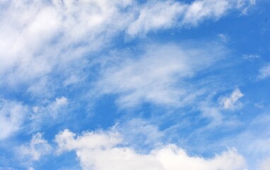 Naklejka na ściany i meble photo of a clear blue sky
