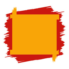 paint frame Vector Illustration