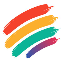 set of strokes Vector Illustration