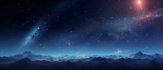 Fototapeta na wymiar Space background with stars ..