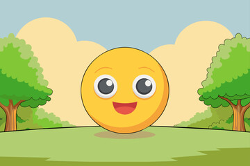 Fototapeta premium emoticon background is tree