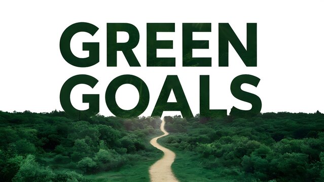 Green Goal - A path through a forest

