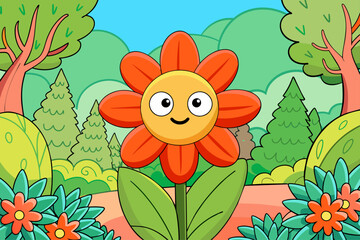 floral background is tree