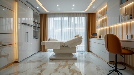 Dermatology and beauty clinic treatment Interior 