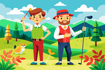 golf men background is
