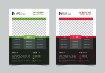 Pricing Flyer Template | A4 | Print Ready