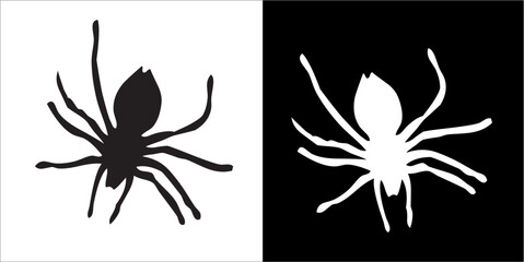 Illustration vector graphics of spider icon
