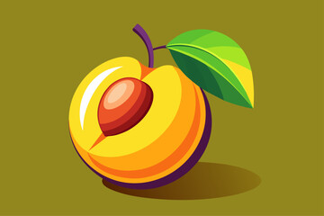 apricot fruit background is