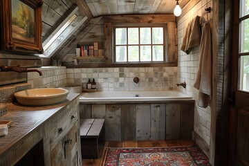 Compact sanctuary: crafting a luxurious bathroom oasis within minimal space in tiny homes
