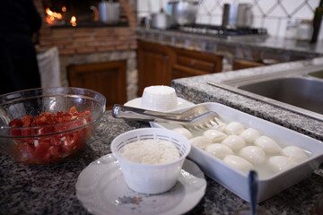 traditional italian food, mozzarella