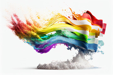 LGBT flag, Rainbow Art. 