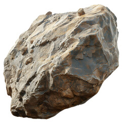 Intricate textured rock formation, cut out - stock png.